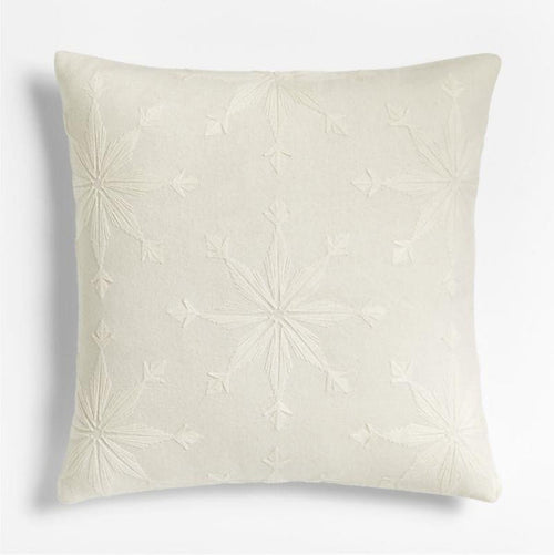 "Crewel Ivory 23"" Snwflk Down Alternati.