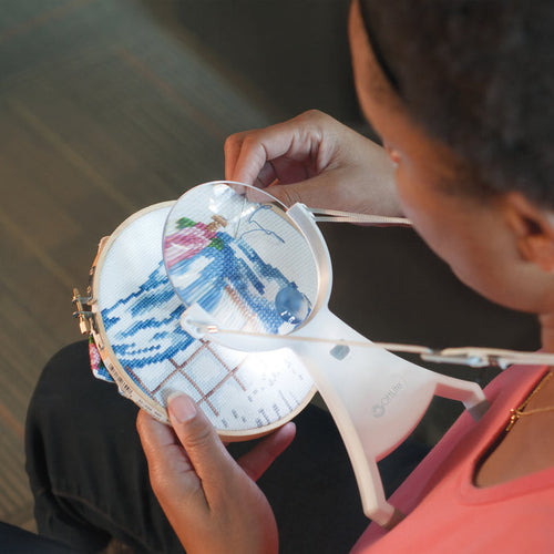 4-inch Hands-Free LED Magnifier