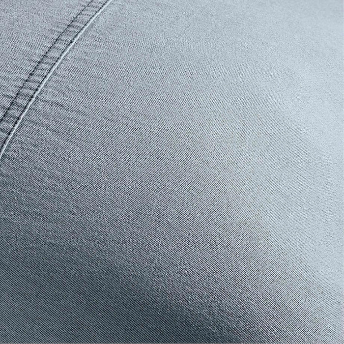 Amanha Washed Organic Cotton Denim Throw Pillow