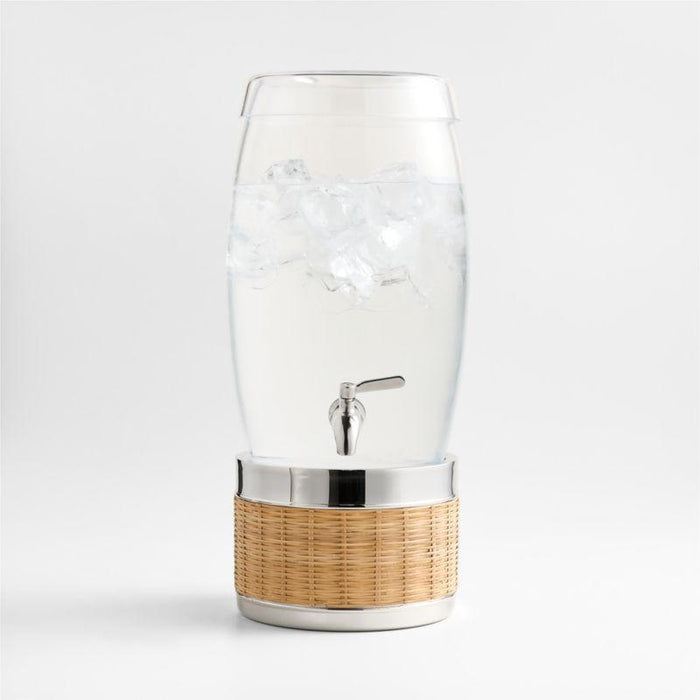 Amici Wicker Drink Dispenser Stand