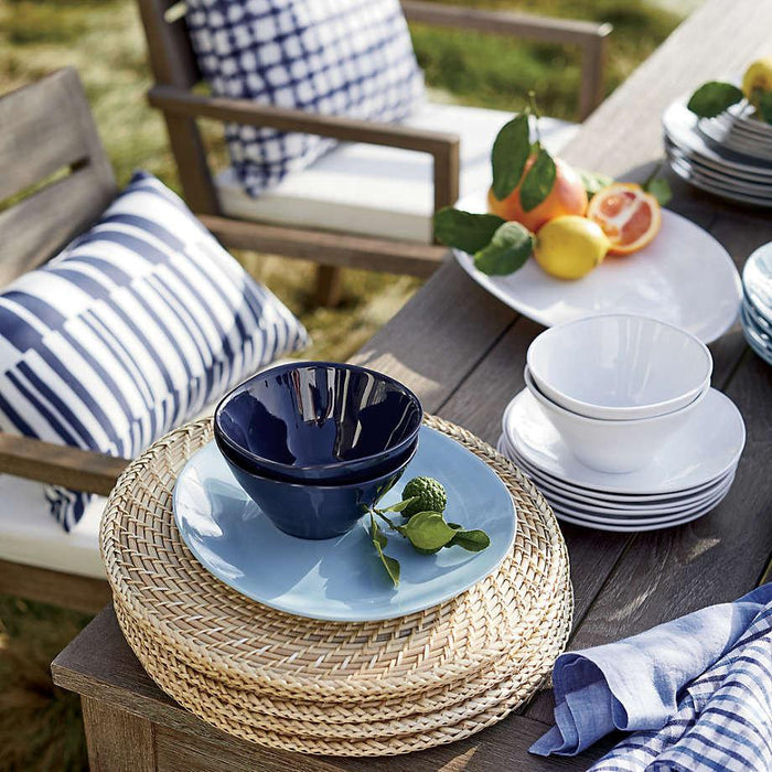 Artesia Round Natural Woven Rattan Placemat.