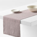 Aspen 120" Striped Organic Cotton Table Runner