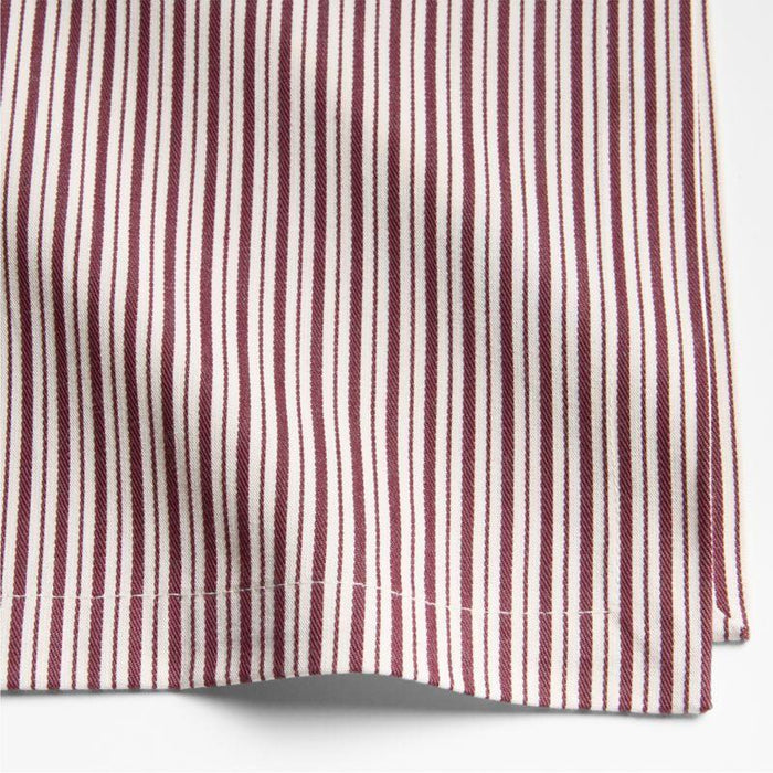 Aspen Striped Organic Cotton Dinner Napkin, Set of 4