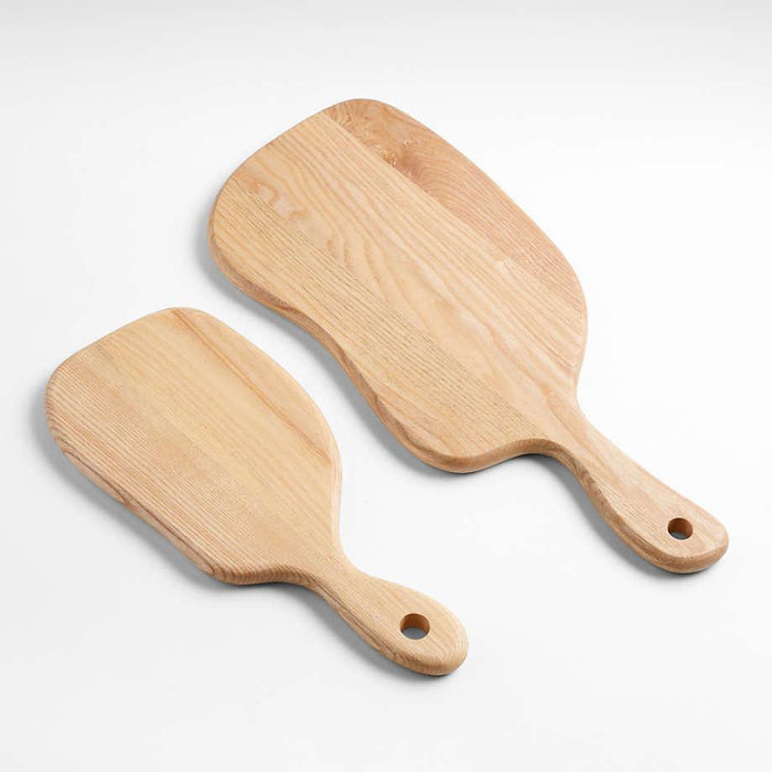 Beacon Ash Wood Paddle Serve Board with Handle