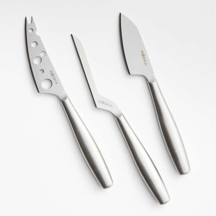 Boska Stainless Steel Cheese Knife Set Copenhagen.
