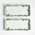 Cambridge Holiday Winter Botanical Stoneware Platters, Set of 2