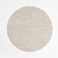Crepe Neutral Placemat Round.