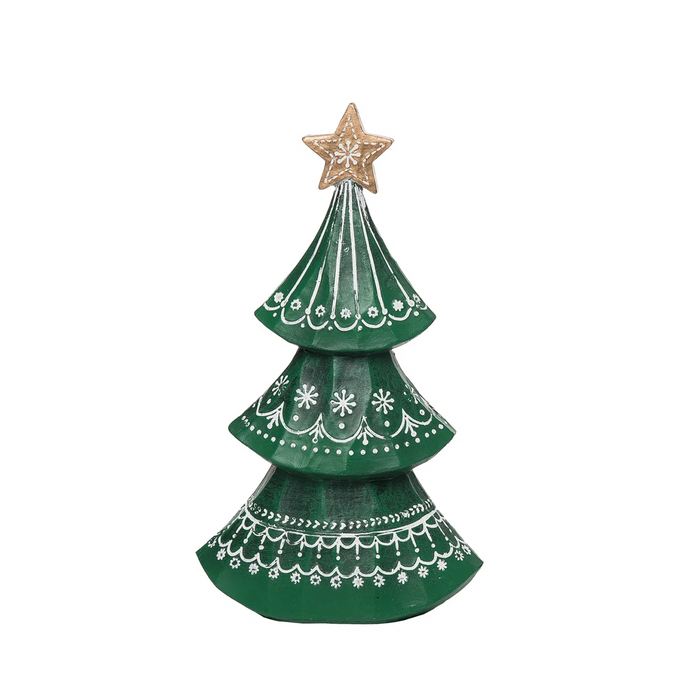 Christmas 10in Resin Xmas Tree