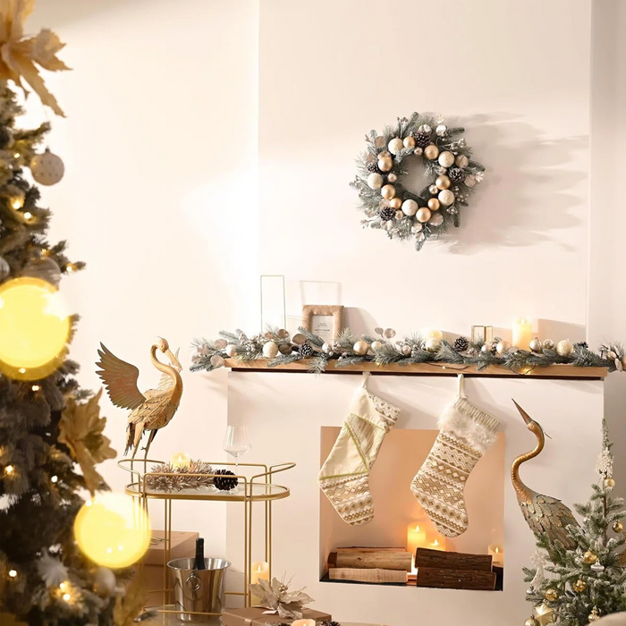 Classic Unlit Green Pine Garland
