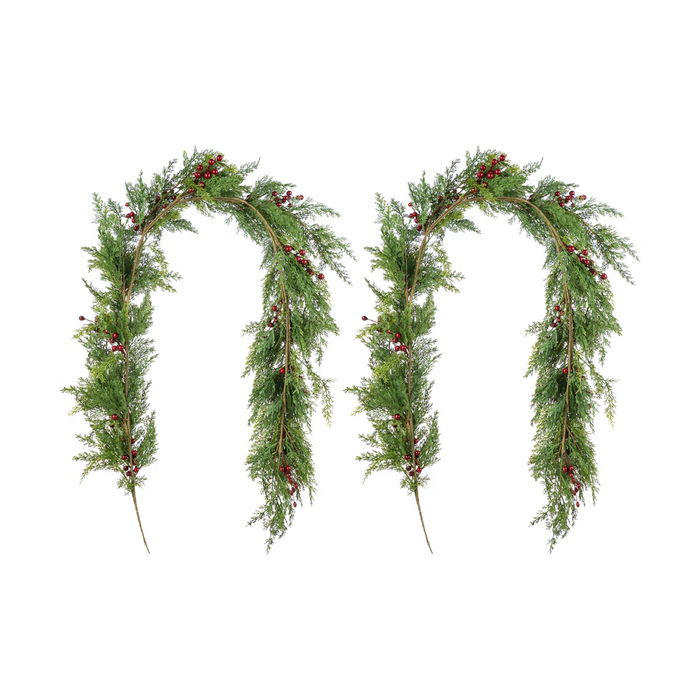 Classic Unlit Mixed Pine Artificial Wreath