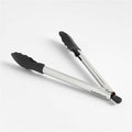 Crate & Barrel Black Nylon Tongs.
