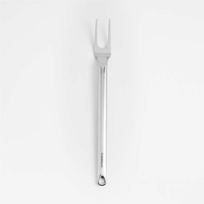 Crate & Barrel Stainless Steel Grill Fork.