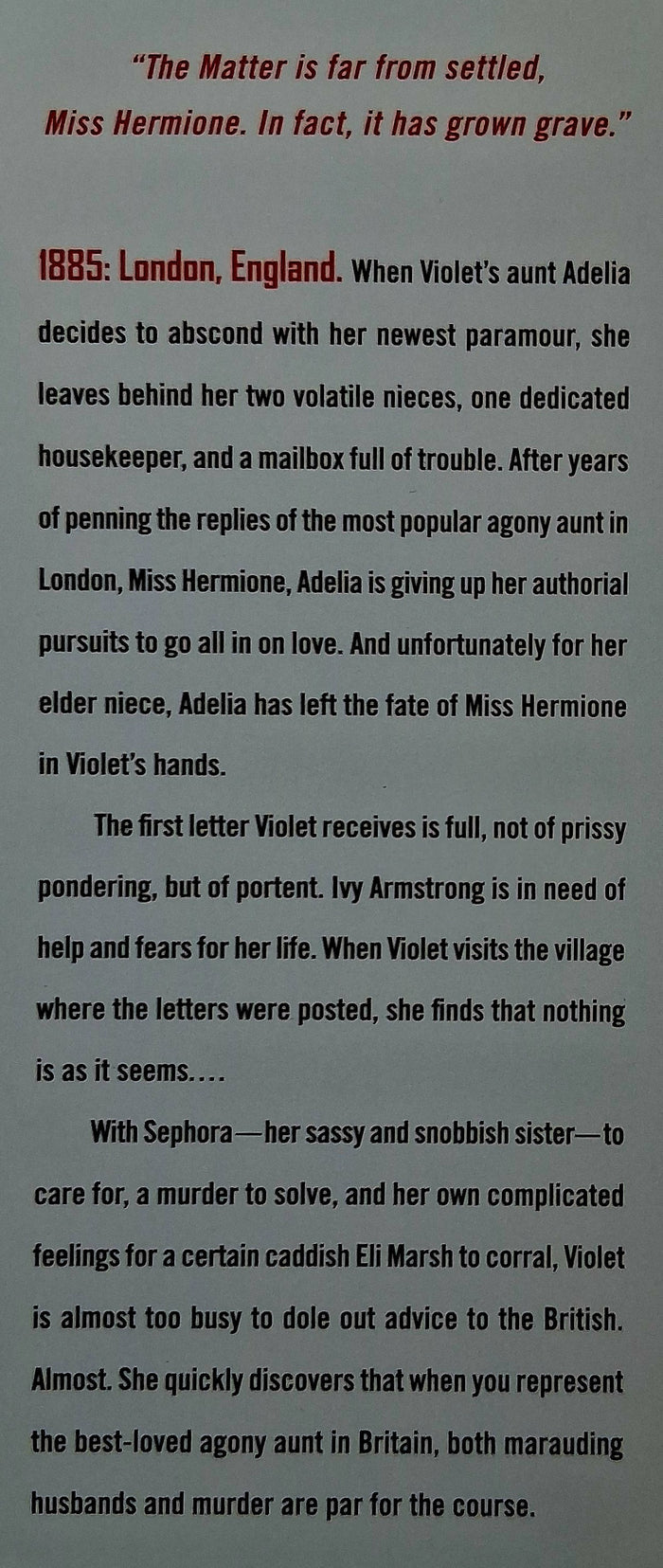 DEAR MISS HERMIONE MYSTERIES (SET) - Anastasia Hastings