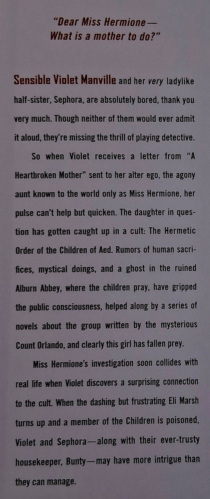 DEAR MISS HERMIONE MYSTERIES (SET) - Anastasia Hastings