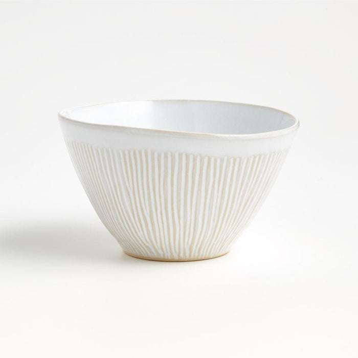 Dover Glazed Stoneware Bowl.