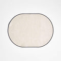 Elevated Linen Easy Care Black Placemat.