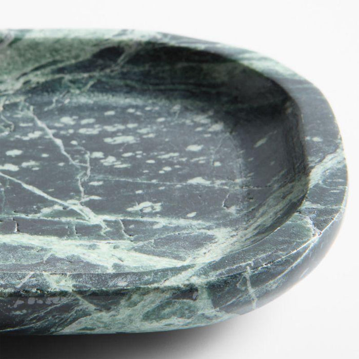 Fern Square Marble Coasters, Set of 4
