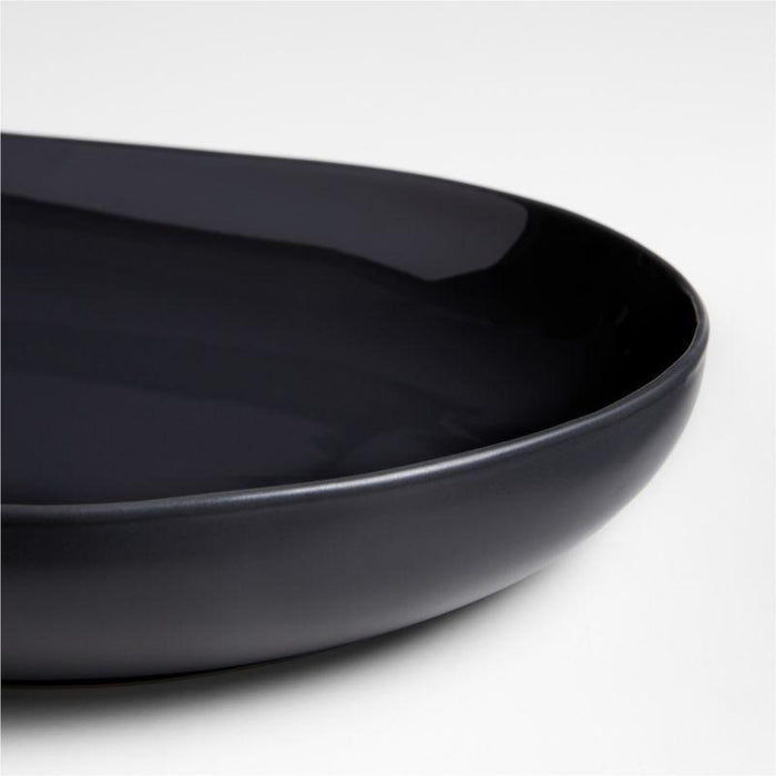 Hudson Charcoal Stoneware Platter.