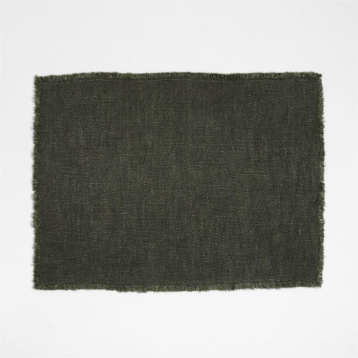 Hudson Ficus Green Placemat.