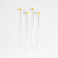 Icon Glass Drink Stirrers, Set of 4