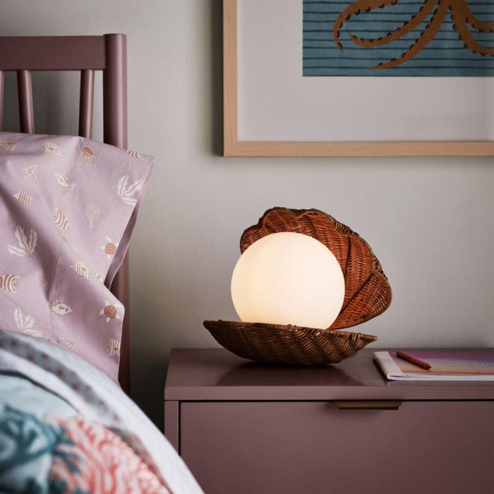 JA Iris Clam Shell Table Lamp.