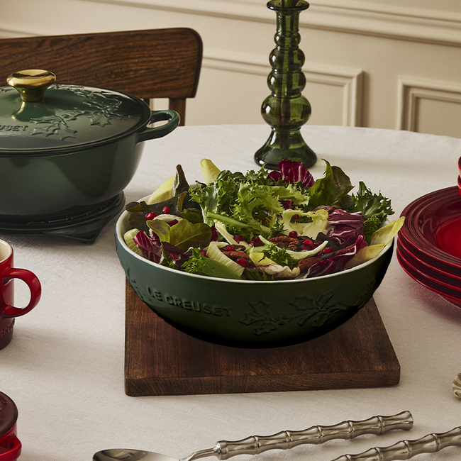 Le Creuset Multibowl Holly Relief Thyme