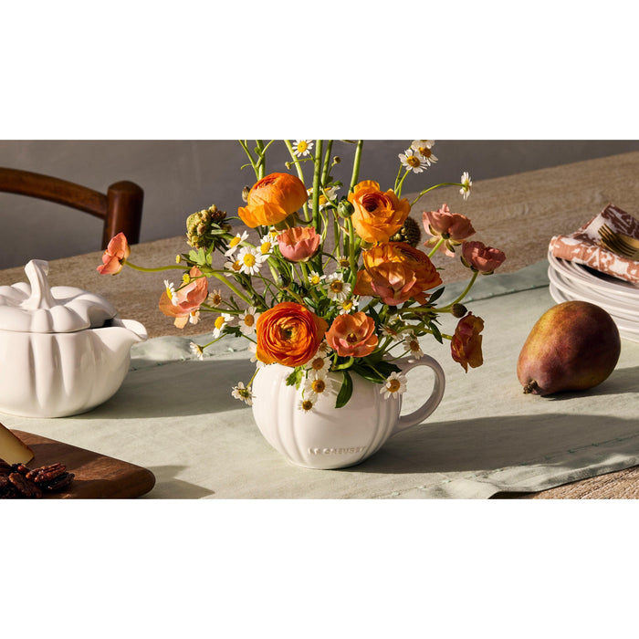 Le Creuset Stoneware Pumpkin Mug With Lid