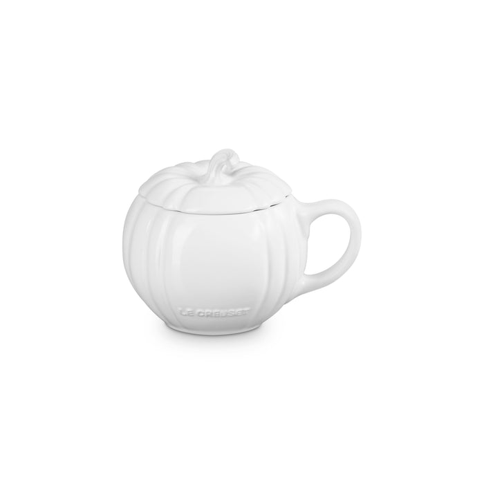 Le Creuset Stoneware Pumpkin Mug With Lid