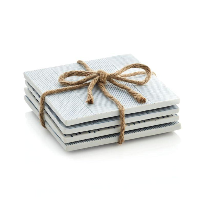 Linea Tile Coasters, Set of 4.
