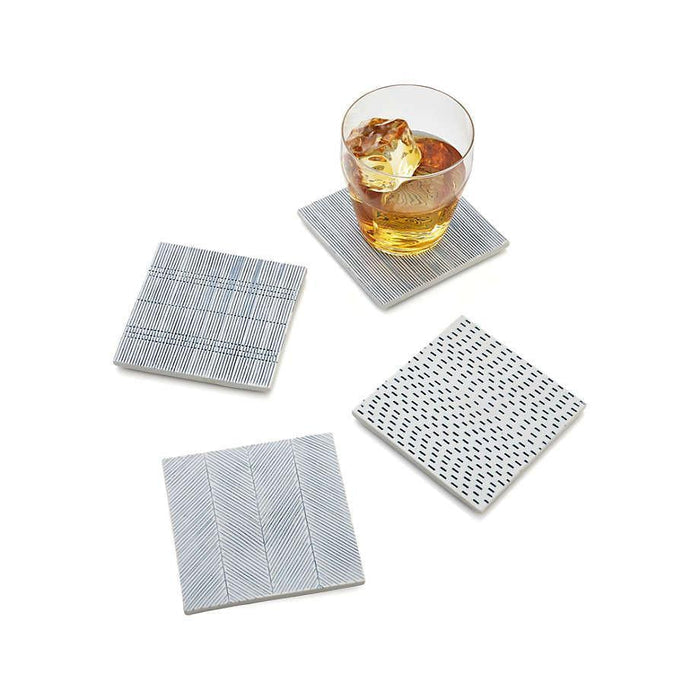 Linea Tile Coasters, Set of 4.