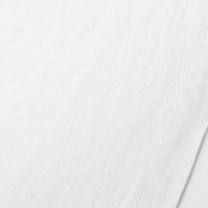 Marin 120" White European Flax ®-Certified Linen Table Runner.