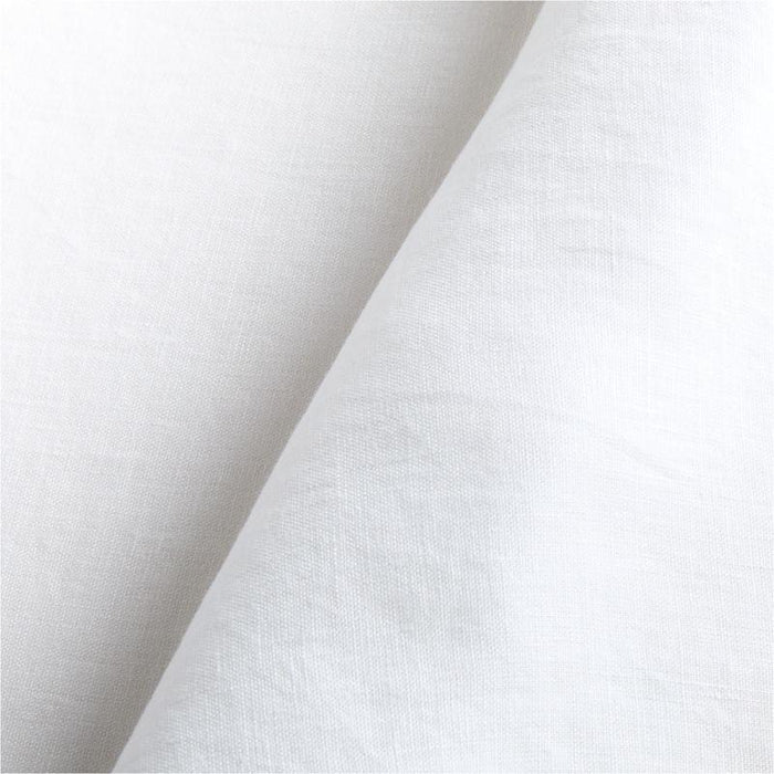 Marin 60"x120" White EUROPEAN FLAX ™-Certified Linen Tablecloth.