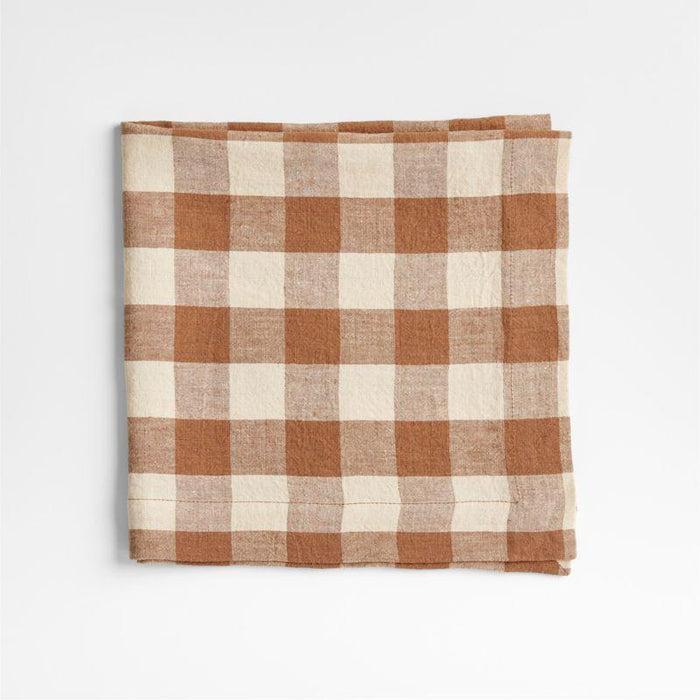 Marin Certified Linen Buffalo Check Napkin