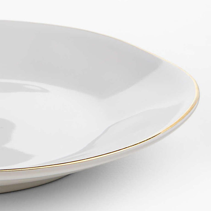 Marin Gold Rim Stoneware Salad Plate