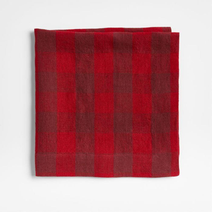 Marin Red Buffalo Check Napkin, Set of 4