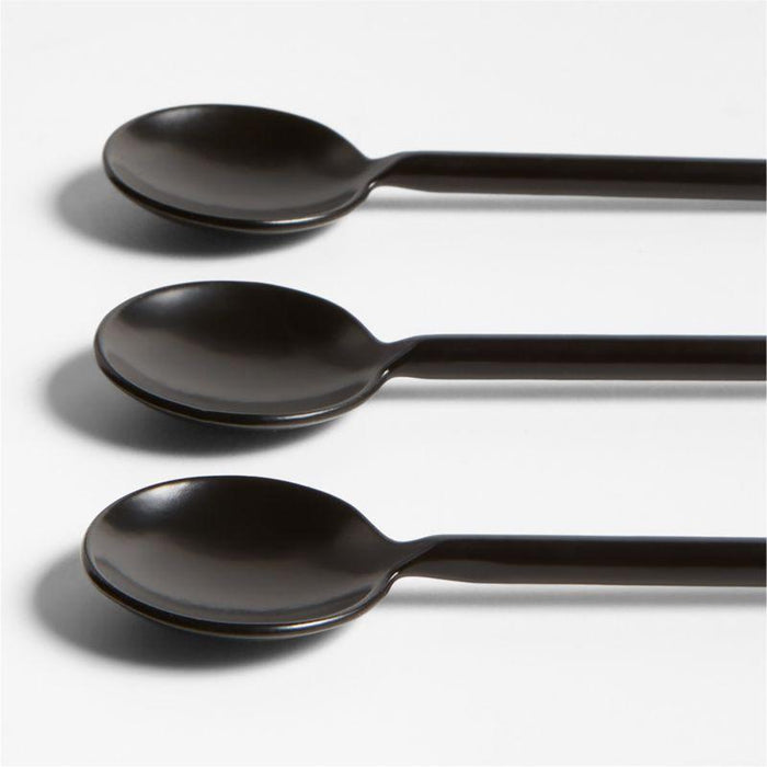 Metal Mini Appetizer Spoons, Set of 3