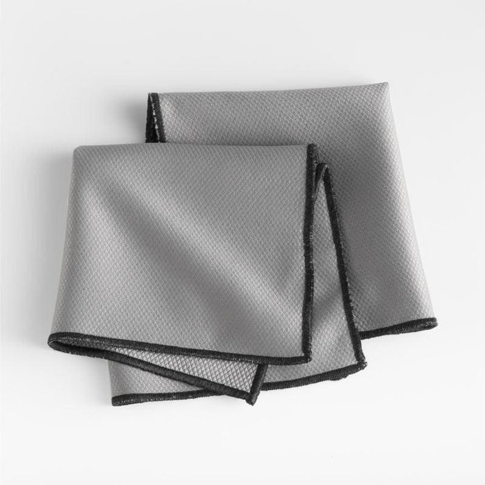 Microfiber Glassware Towels, Set of 2.