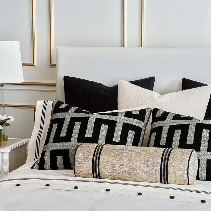Modern Block Bolster Pillow