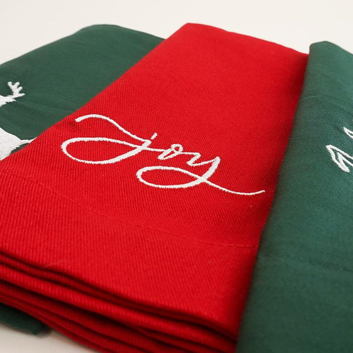 Napkin Stitcking Joy White
