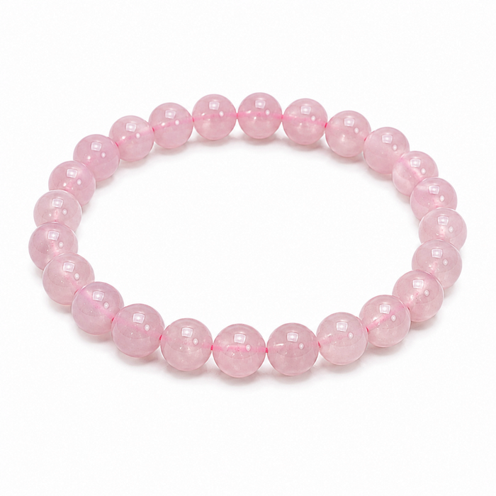 Natural Rose Quartz Bracelet – 8 MM