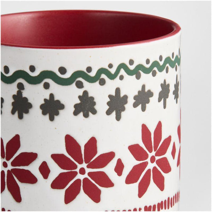 Nordic Fair Isle 14-oz. Stoneware Mugs, Set of 4