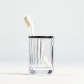 Ribbed Glass Tumbler.