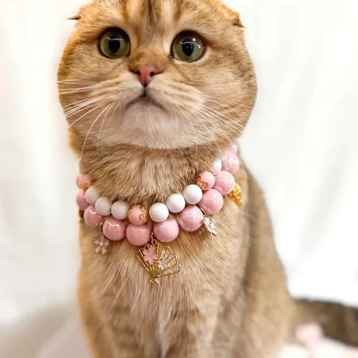 Sakura Beaded Collar