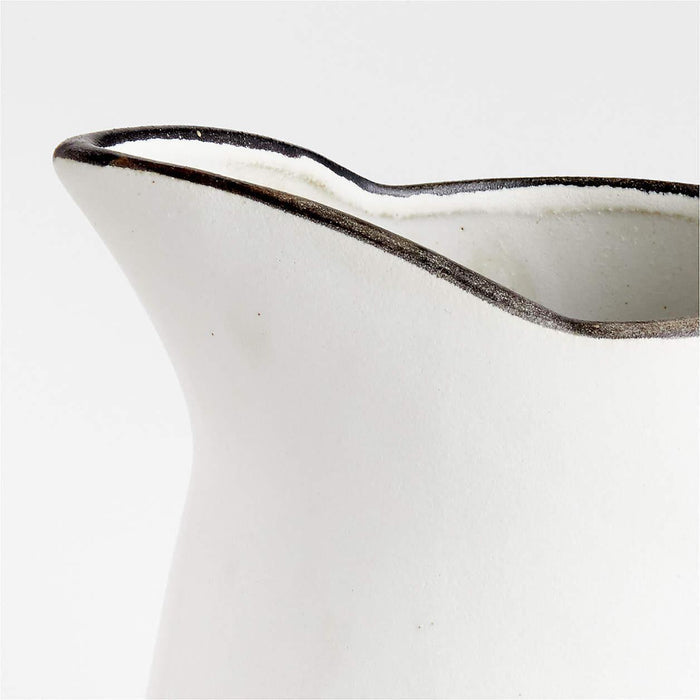 Stevey 103-oz. Cream Terracotta Pitcher by Leanne Ford.