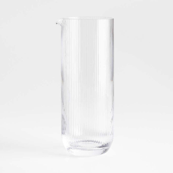 Symphony 47-Oz. Fluted Glass Pitcher.