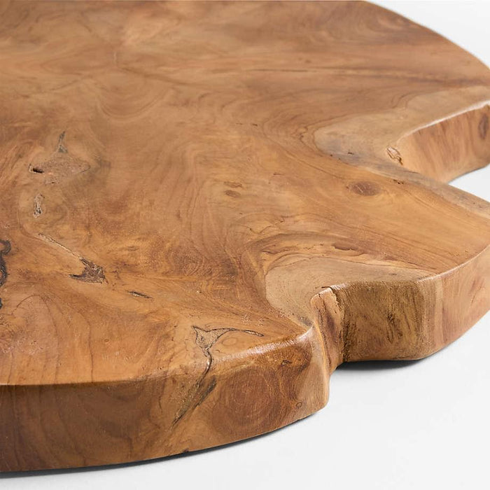 Teak Root Wedge Reclaimed Wood Serving Board