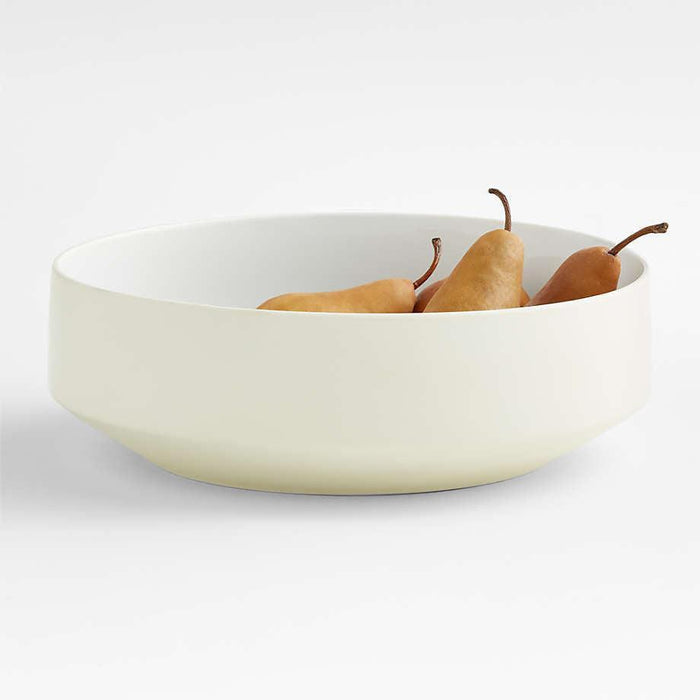 Tour White Porcelain Serving Bowl.