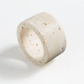 Travertine Napkin Ring.