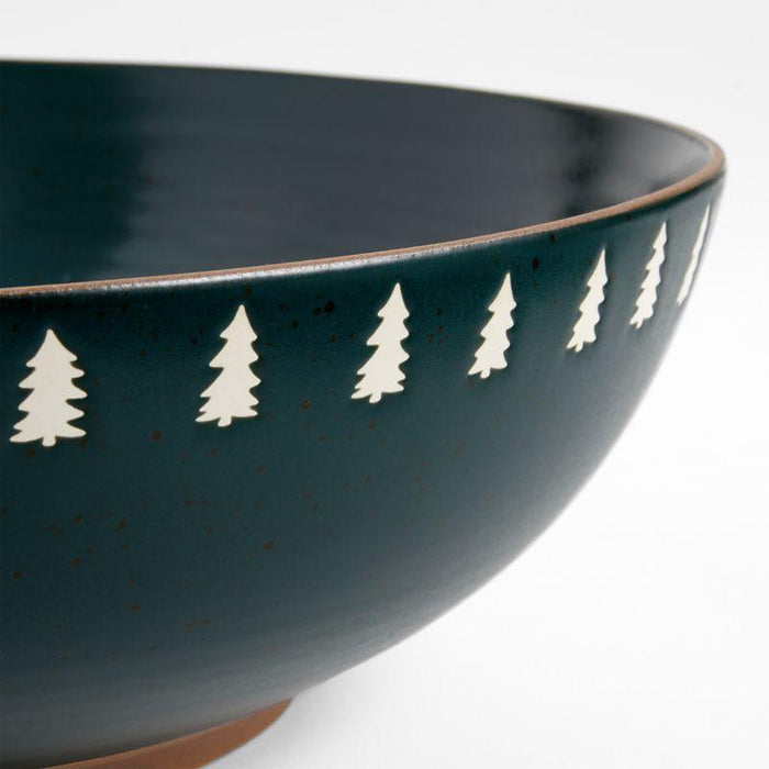 Trees Stoneware Serving Bowl