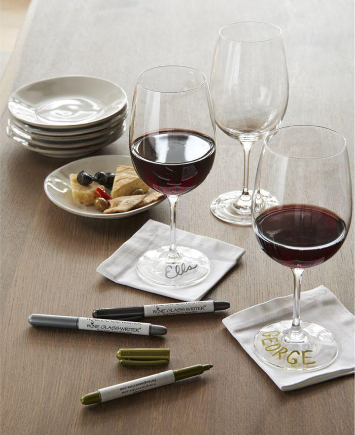 Wine Glass Markers, Set of 3.